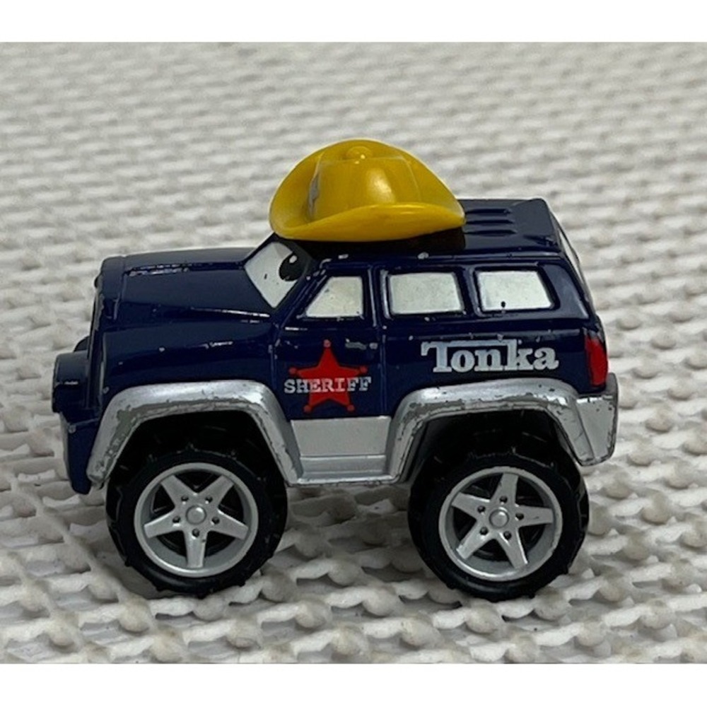 Vtg Hasbro 2000 Tonka Blue Sheriff Hat‎ Little Chuck Diecast